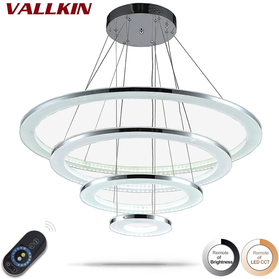 Dimmable Modern LED Acylic Chandelier Lights Indoor Acrylic Pendant Lamp Ceiling Chandeliers
