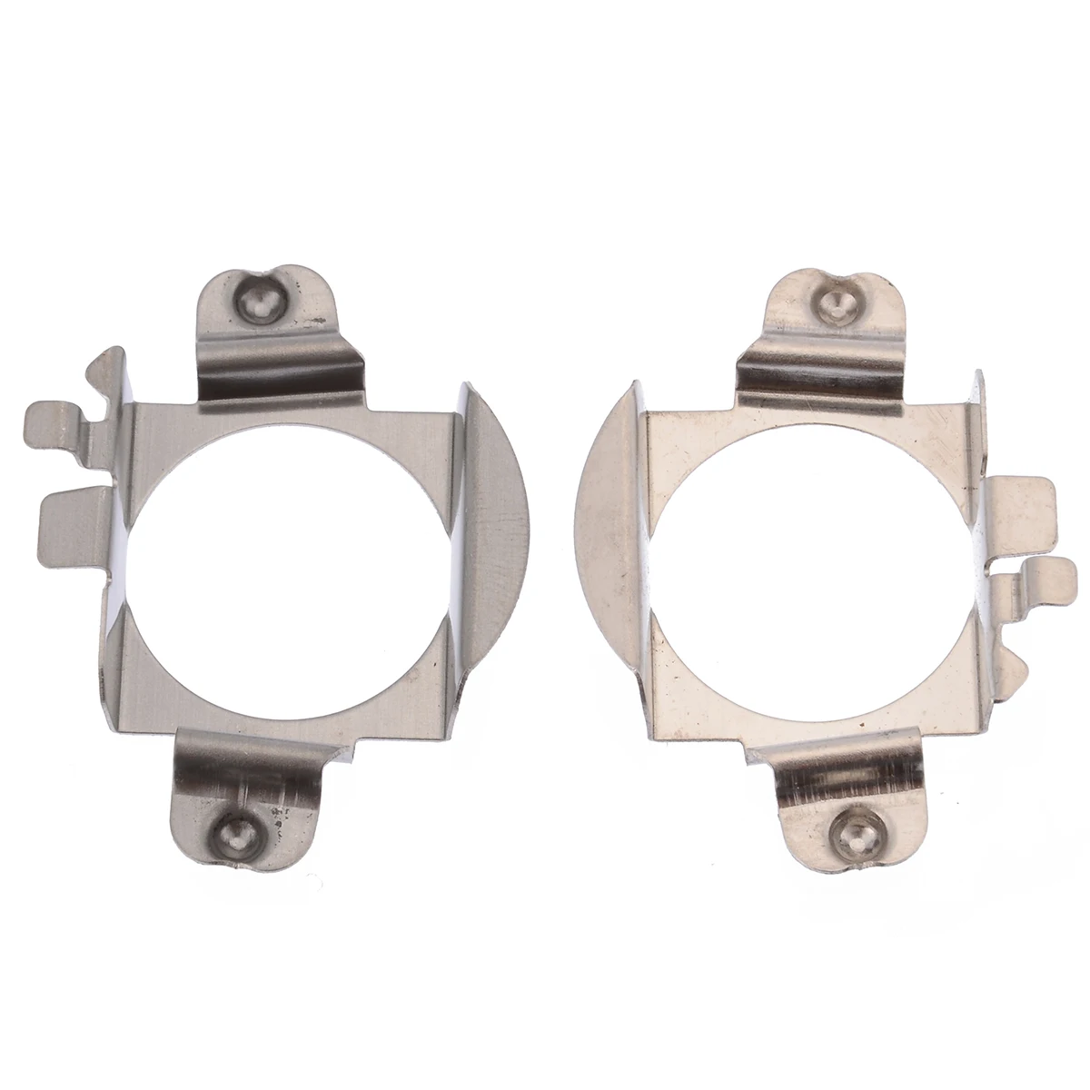 New Arrival 2pcs H7 LED Headlight Retainer H7 Headlamp Bulb Stainless Steel Adapter Holder