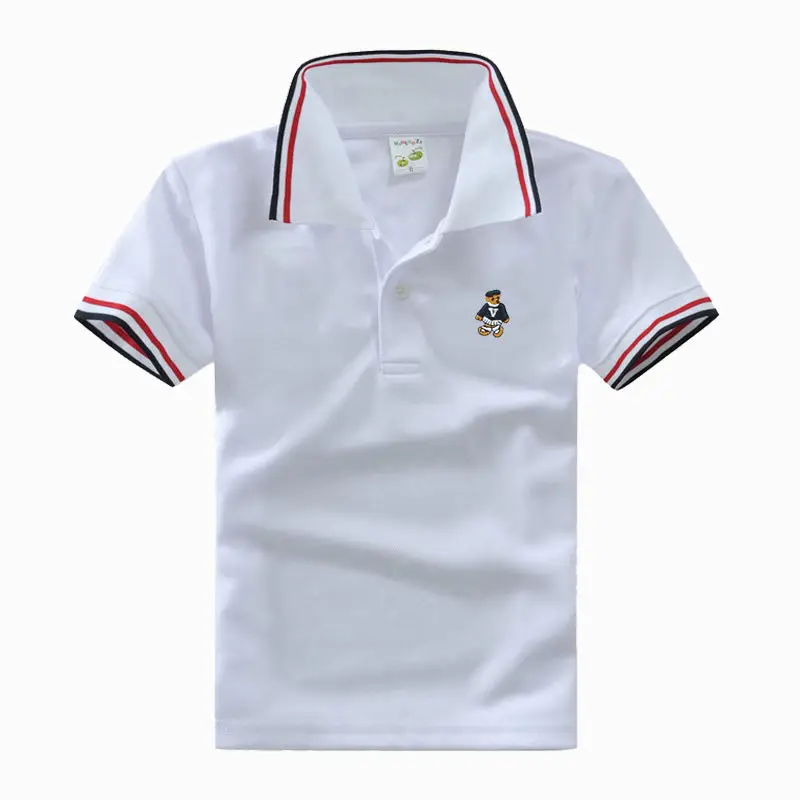 High quality 4 12 year old boy polo shirt children short ...