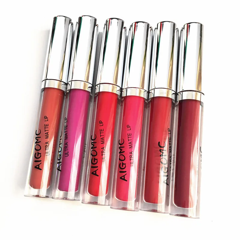 

Fashion Makeup Lipstick Matte Lipstick Brown Nude Chocolate Color Liquid Lipstick Lip Gloss Matte Batom 12 Colors Hot