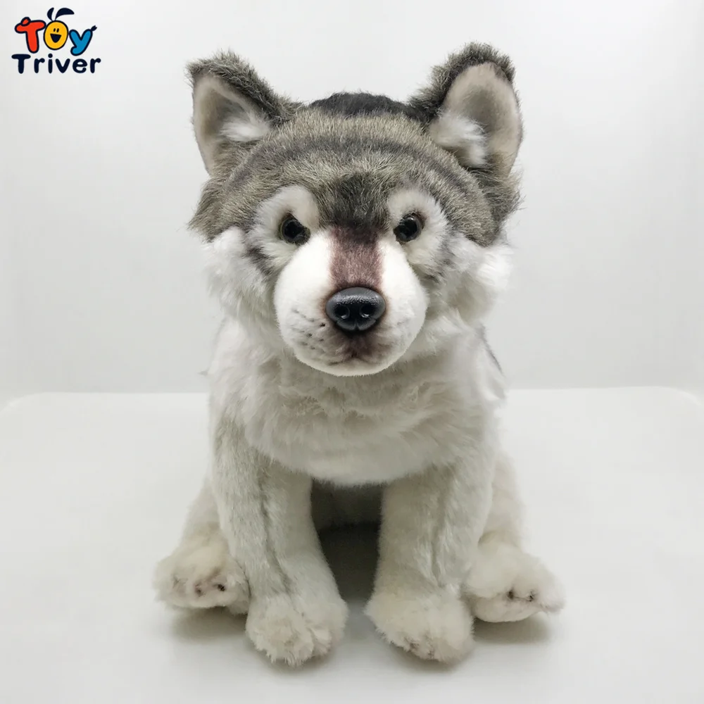 wolf pup stuffed animal