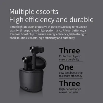 

VOBERRY Bluedio Hi Wireless Bluetooth Headset, 3D Stereo Motion Earplug Headset, Charging Box With Built-in Microphone 719#2