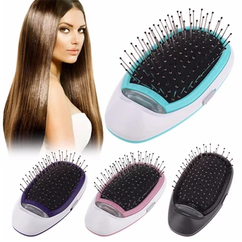 

Portable Electric Ionic Hairbrush Negative ion Comb Hair Straightener Scalp Massage Anti-static Straight Hair Comb Hair Styling