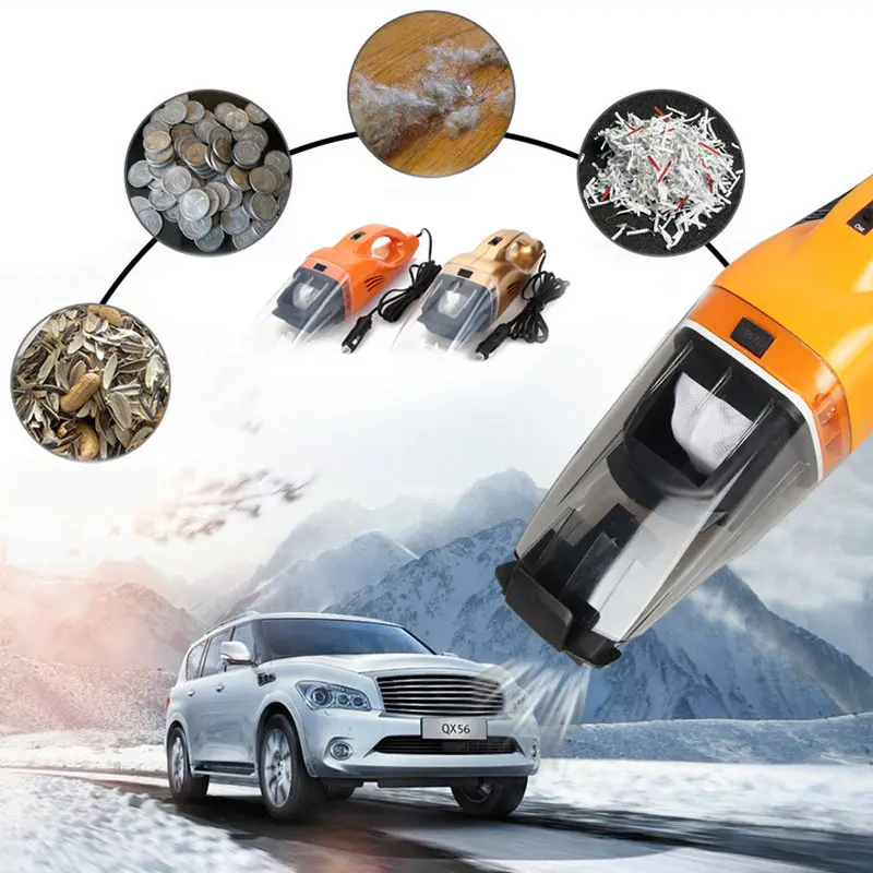 

Dust Vacuum Cleaner Handheld Vacuums Car Vacuum Cleaner Dry Wet Vehicles Accessories Multifunctional Portable 100W DC12V