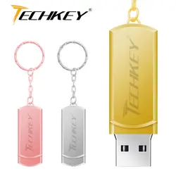 Usb флешка цвета: золотистый, серебристый 4G 8 ГБ 32 ГБ флешки металла малых Мини У диска Флеш накопитель прямоугольный Usb 2,0 Usb Flash Memory Stick