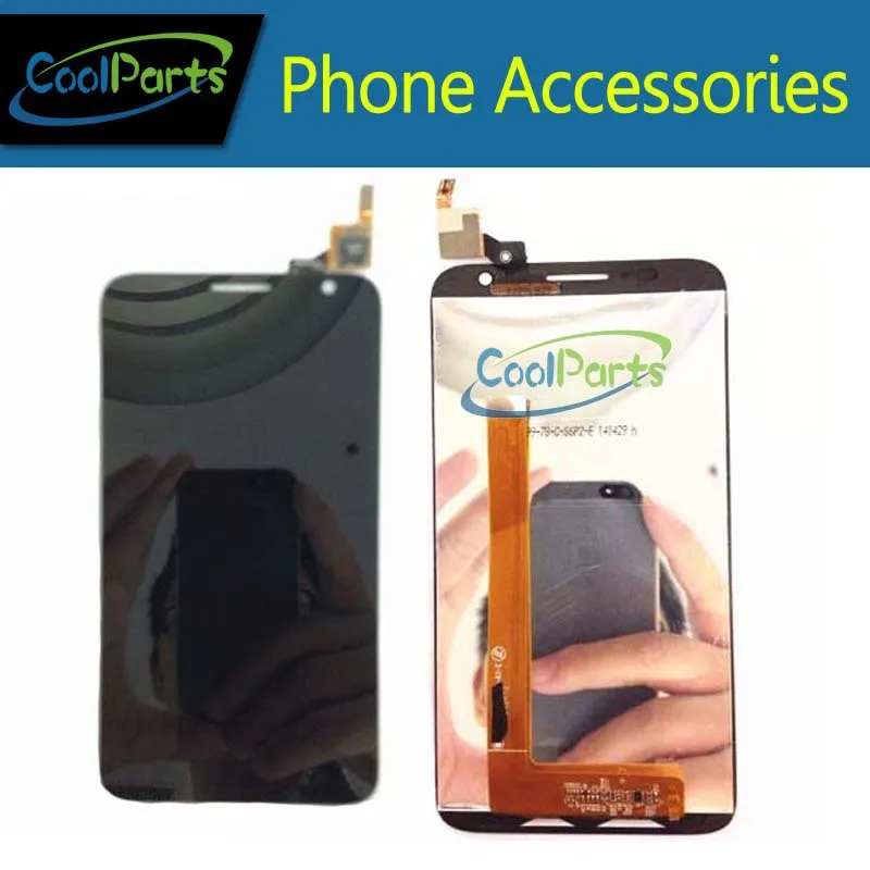 

Black And White Color LCD Display and Touch Screen Digitizer For Alcatel One Touch Idol 2S OT6050 OT-6050 Free shipping 1PC/Lot