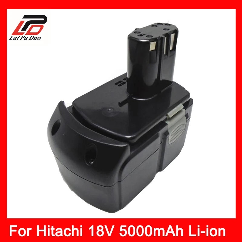 Высокое качество литий ионная батарея Замена 18v 5.0Ah для Hitachi: BCL1815 EBM1830 C18DL C18DLP4 C18DLX