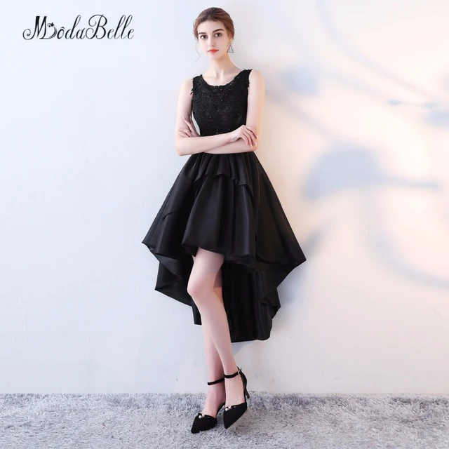 Modabelle Short Front Back Girls Little Black Dresses Simple Lace Vestidos Graduacion 2018 Prom Dress Prom Dresses - AliExpress