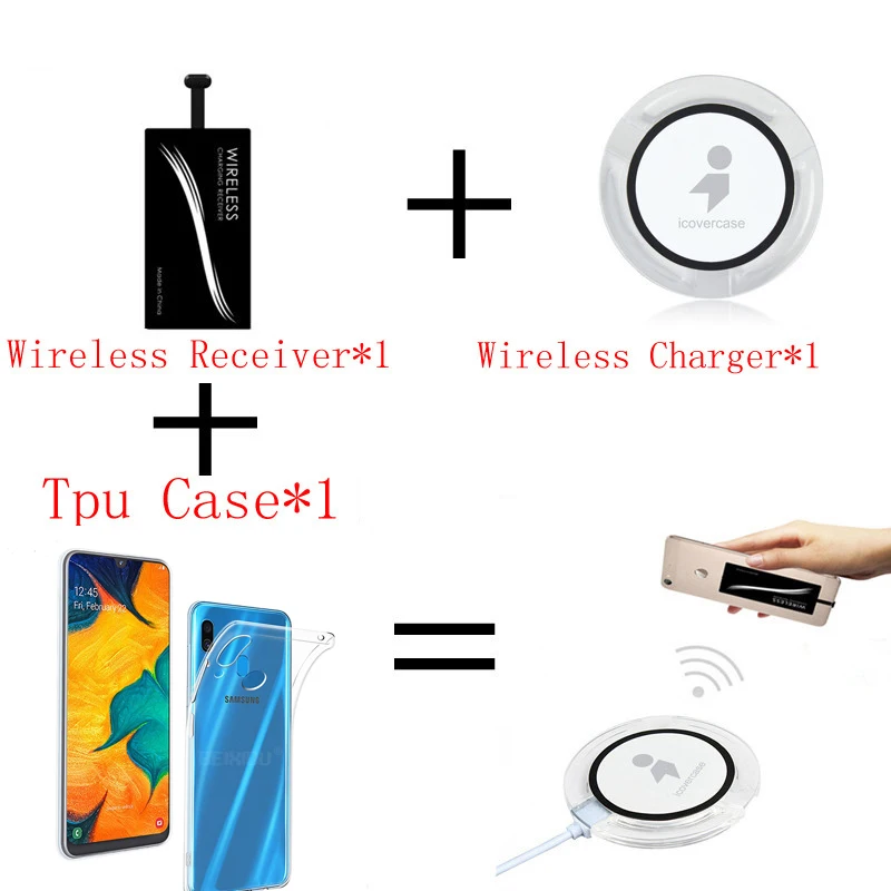 Qi Wireless Charger Power Bank For Samsung Galaxy A60 A 60 Case Cover Mobile Accessories Pad Charge Wireless Charging Receiver Qi Wireless Charger Power Bank For Samsung Galaxy A60 A 60 Case Cover Mobile Accessories Pad Charge Wireless Charging Receiver