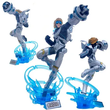 Action figure LOL game Ezreal EZ 30cm PVC The Purifier ACGN Brinquedos Toys cartoon Dolls Collectible Model Anime 21cm undead warlock action figure 1 8 scale painted figure windrunner doll pvc acgn figure garage kit toys brinquedos anime