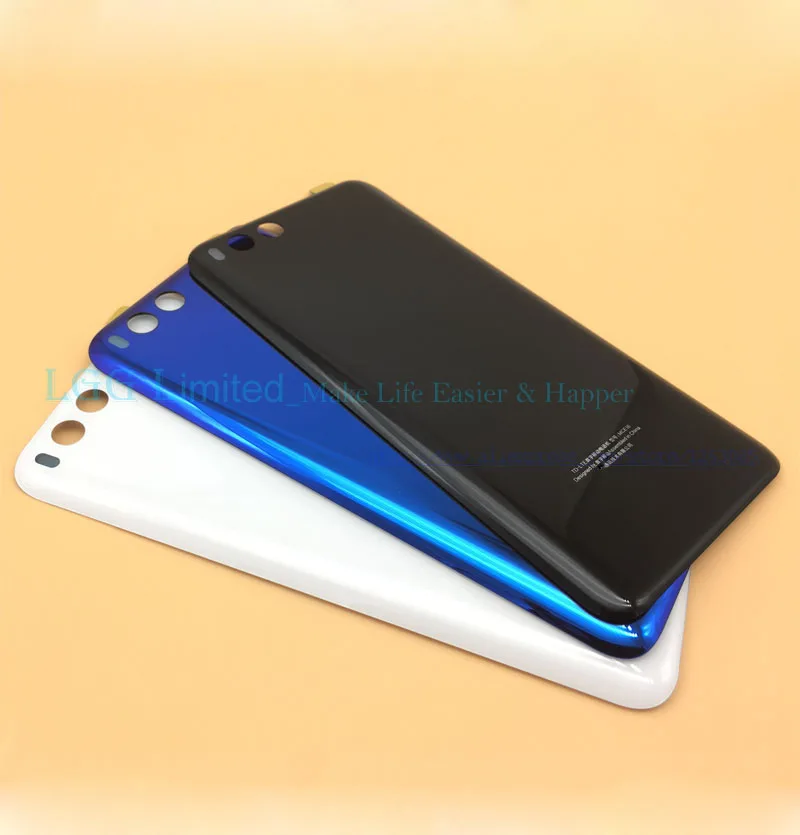 Заднее стекло для XIAOMI Mi6 Mi 6 сменная крышка аккумулятора задняя корпуса|battery housing|6