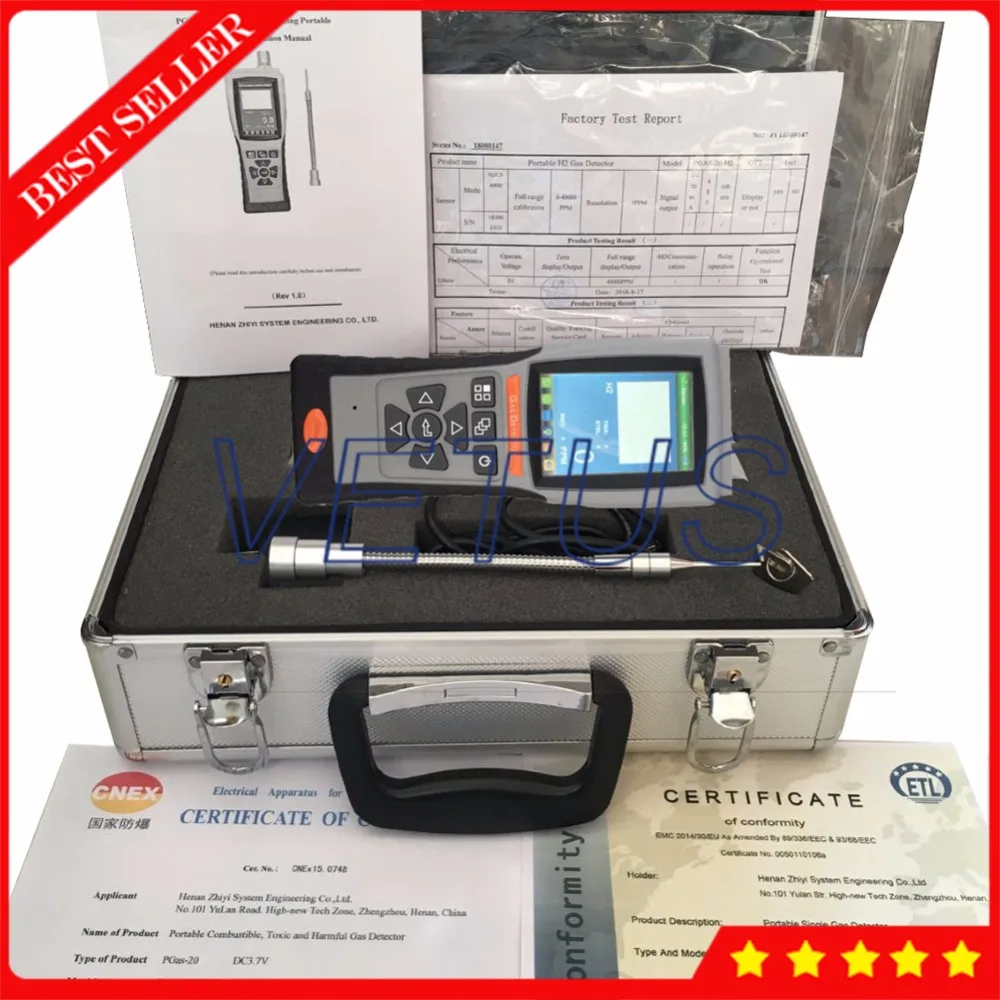 

PGAS-21-G-O3 Portable Ozone Gas Detector O3 0-200ppm Meter Gas Analyzer with Calibration Record Test Record Function