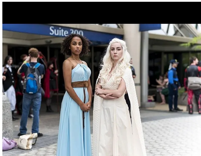 Game Of Thrones 5 Halloween Daenerys Targaryen Qarth Dress Party Costume Cosplay