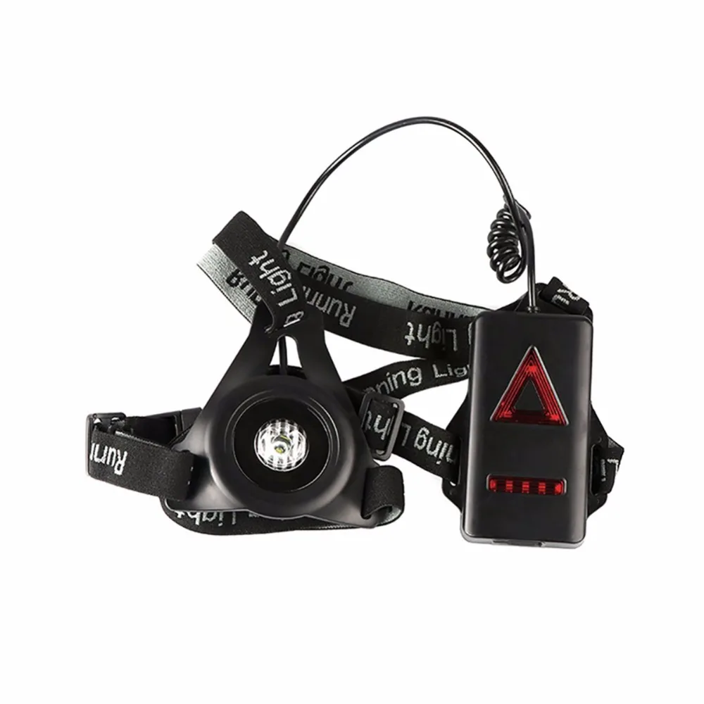 

Sport Running Lights Outdoor LED Light Night Outdoor Flashlight Warning Lights USB Charge Chest Lamp White Light Torch Outdoor