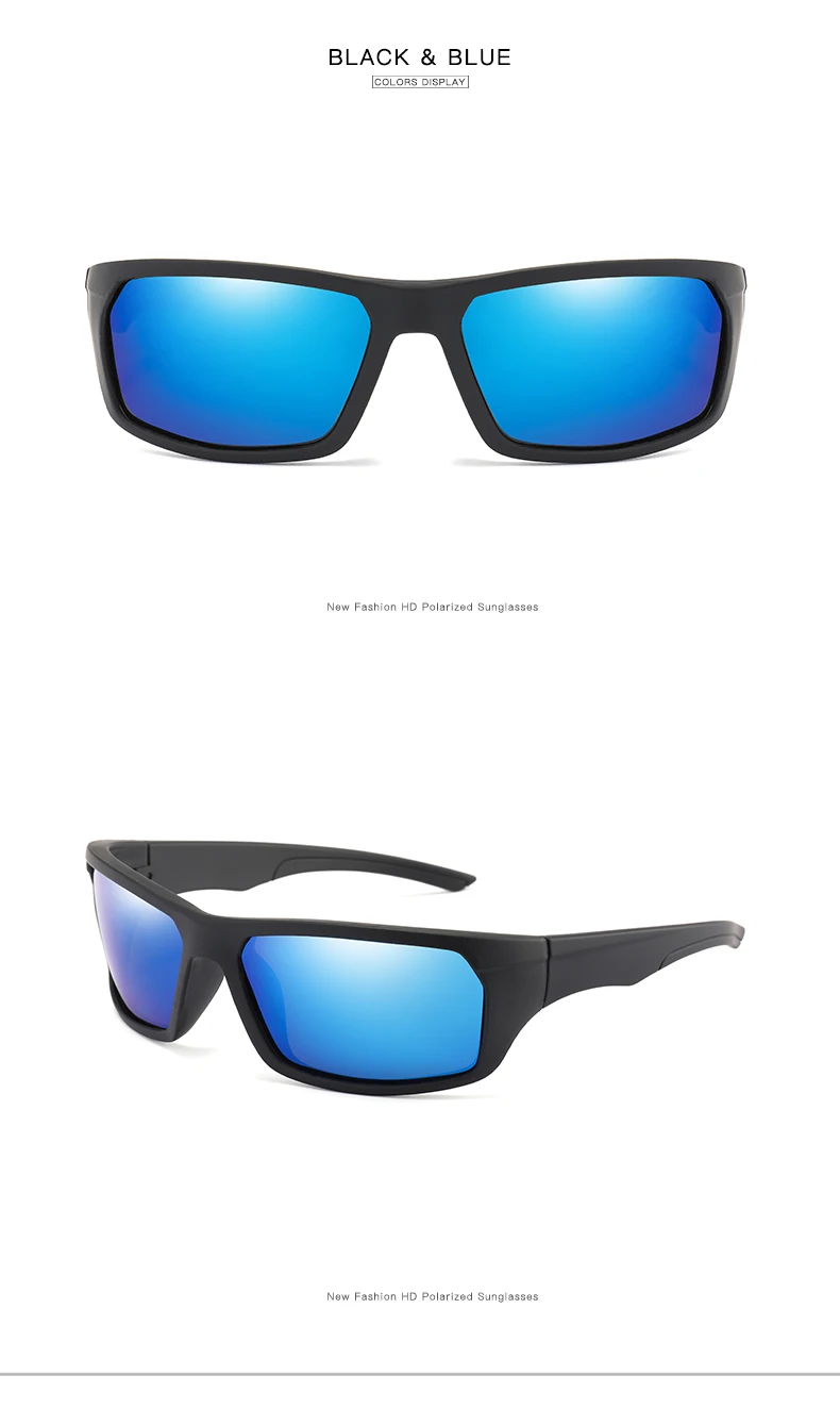 LongKeeper Polarisierte Sonnenbrille Männer 2020 Marke Design Schwarz Fahren Sport Sonnenbrille Klassische Spiegel_voghion.com