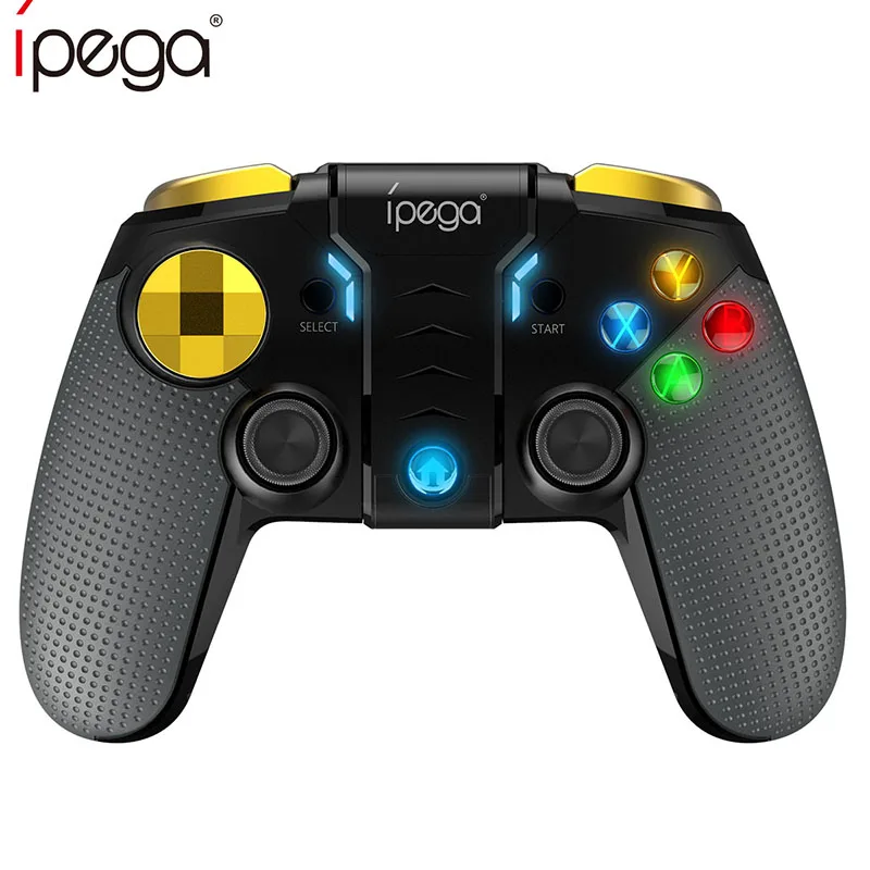 iPega PG-9118 9118 беспроводной Bluetooth геймпад двойной вибромотор поддержка мобильного PUBG игровой контроллер для Android/IOS/PC - Цвет: Black