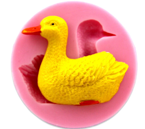 

Free shippinge Ducklings silicone baking tools fondant cake cartoon chocolate cookies decorated clay mold