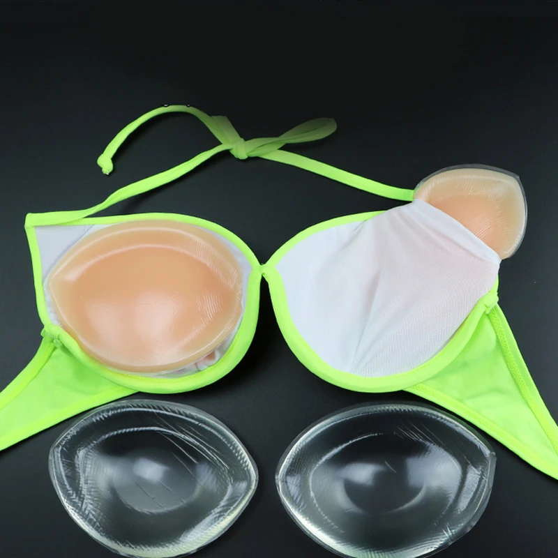 

1Pair Women Sexy Push Up Bra Self-Adhesive Gel Pads Bikini Inserts Silicone Seamless Strapless Invisible Bra For Wedding Party