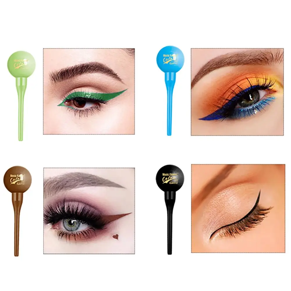 Colorful Liquid Eyeliner Matte Tint Long Lasting Waterproof Makeup Easy To Wear Eye Liner Liquid Cosmetics Smooth Tool