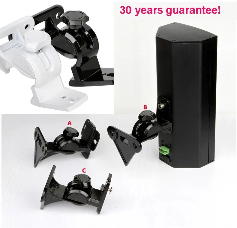 

1Pair Speaker Bracket Speaker Hanger Zinc Alloy Universal Surround Speaker Wall Mount Rotating Speaker Hanger Loading 15kgs GU8