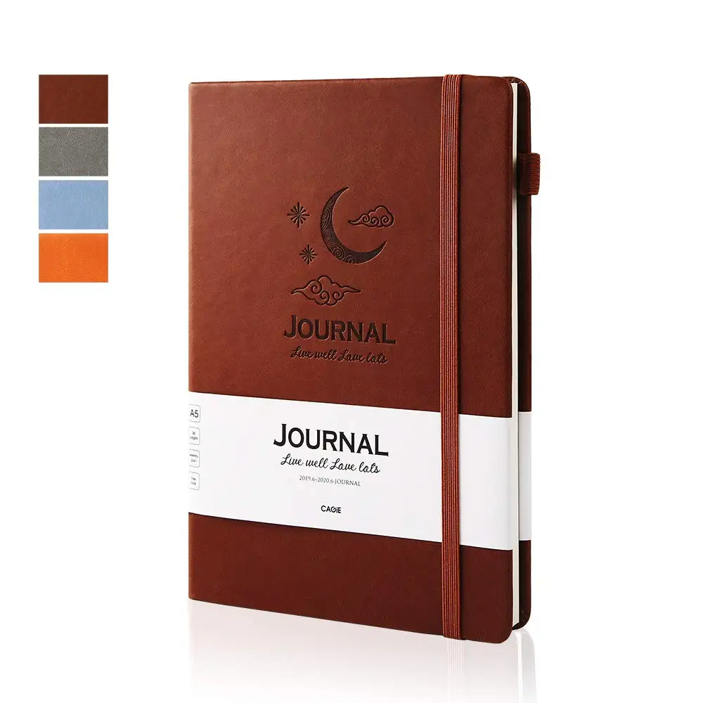 

A5 PU Leather 2019-2020 Monthly Weekly Planner Calendar Appointment Book 13 Months Daily Dated Agenda Day Planners 5.7" x 8.4"