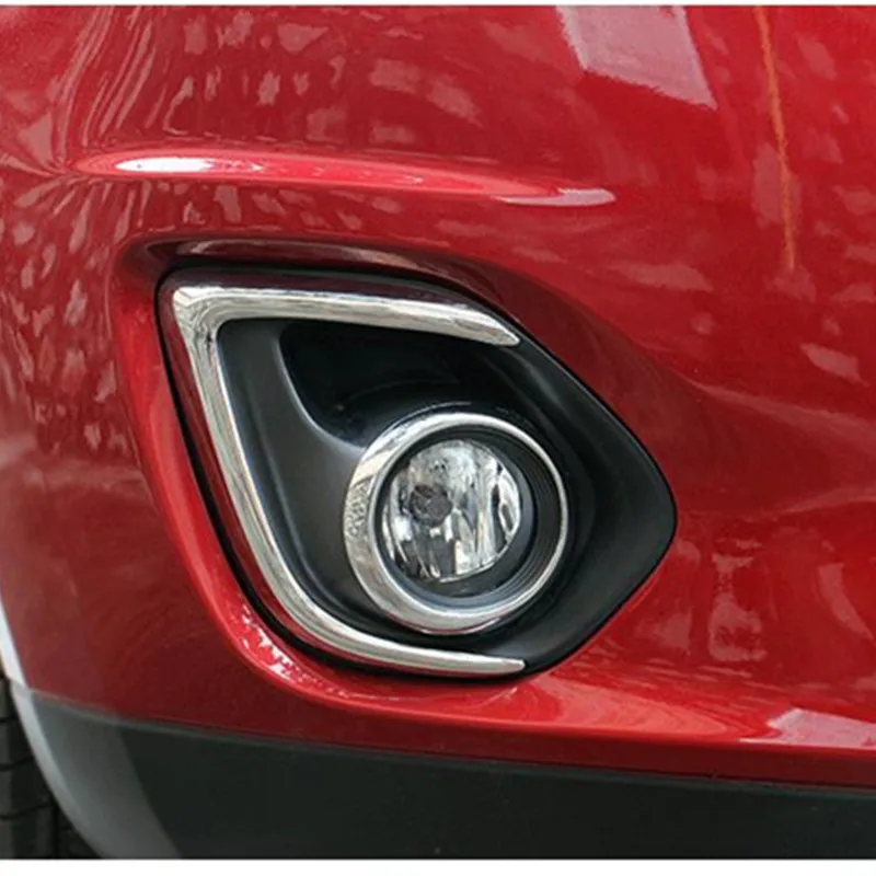 

Front Fog Light Lamp ABS Chrome decorative Trim 4pcs for MITSUBISHI ASX Accessories 2013-2015 Car styling