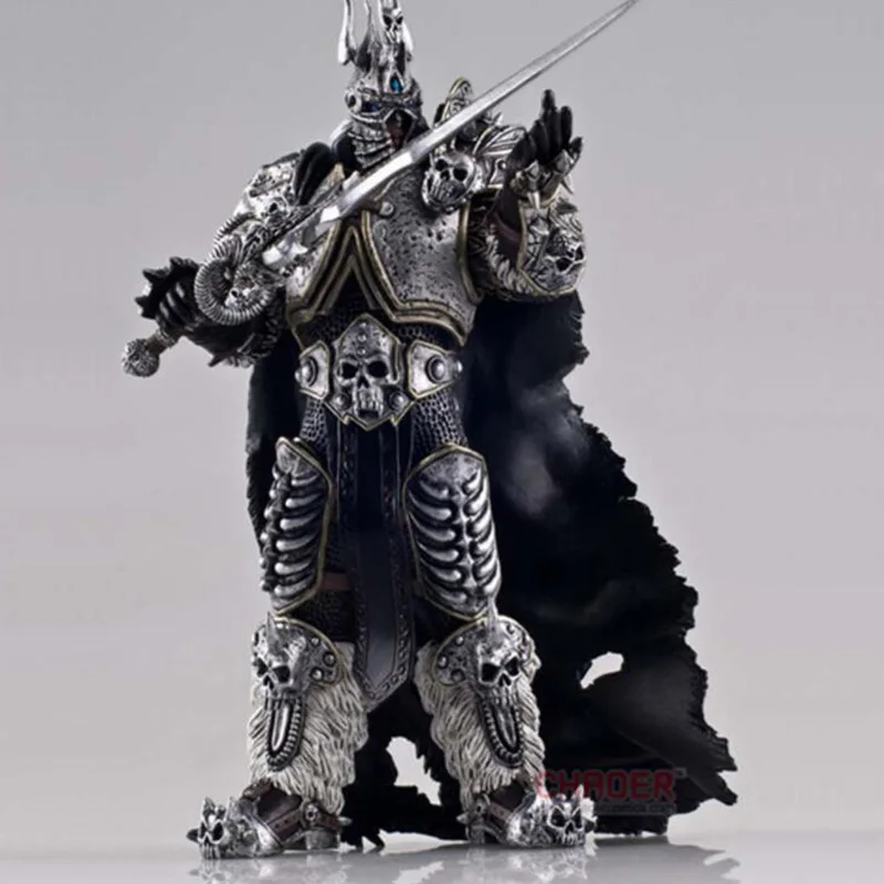 7 дюймов игрушки DC7 игра WOW Fall Of Lich King Arthas MENETHIL ПВХ Аниме Фигурка модель для детей