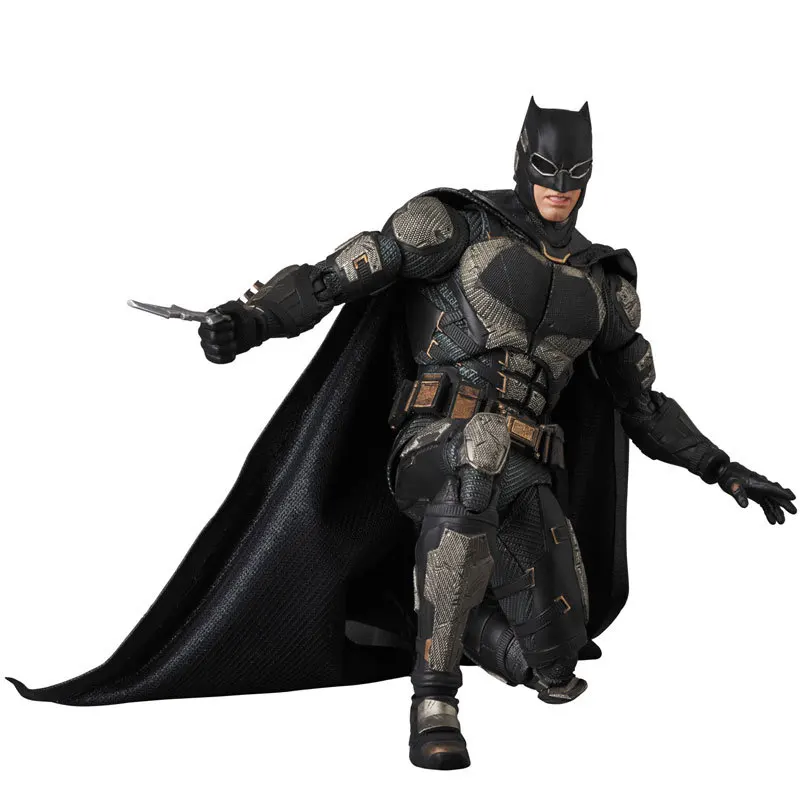 MAFEX 056 Бэтмен Тактический Костюм Ver. The Dark KNight DC Justice League ПВХ фигурка Коллекционная модель игрушки 16 см