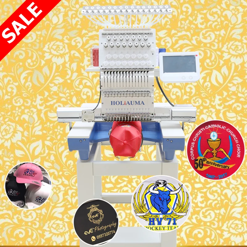 HOLiAUMA automatic single head computer embroidery machine computerized
