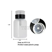 NT-116 ногтей насос диспенсер для удаления лака Очиститель пустая бутылка макияж пластик