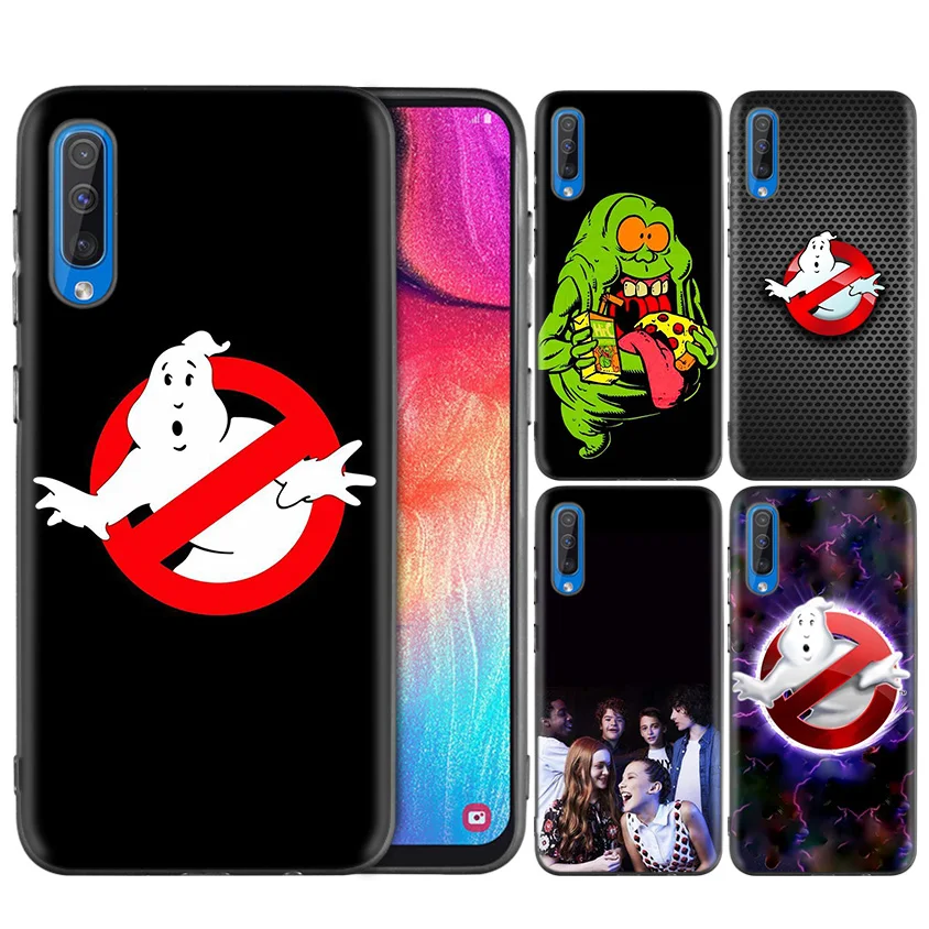 

Black Silicone Case Bag Cover for Samsung Galaxy M10 M20 M30 S8 S9 S10 S10e 5G J3 J4 J5 J8 Plus 2018 S7 Edge Shell Ghostbusters
