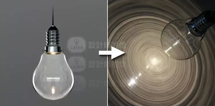 European contemporary and contracted American restaurant bar creative LED single head crystal bulb chandelier