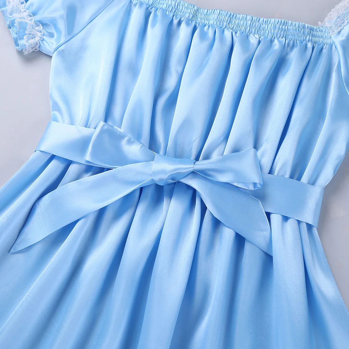IEFiEL мужское сексуальное нижнее белье платье костюм Babydoll блестящий Crossdress мужской