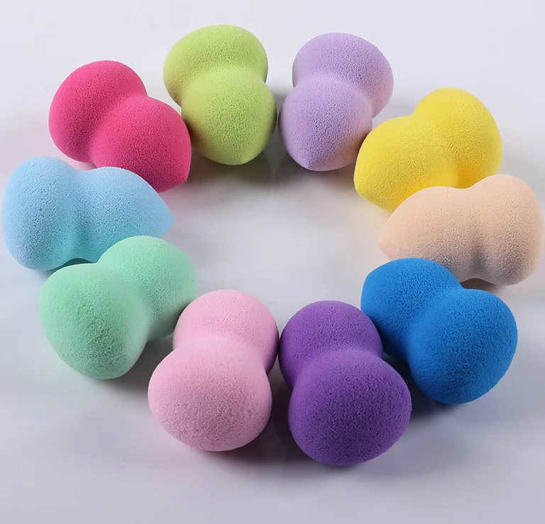 

1Pcs Makeup Sponge puff 60*40mm Non Latex Can Change bigger Soft Sponge calabash Shape Cosmetic Puff Smooth Powder Puff