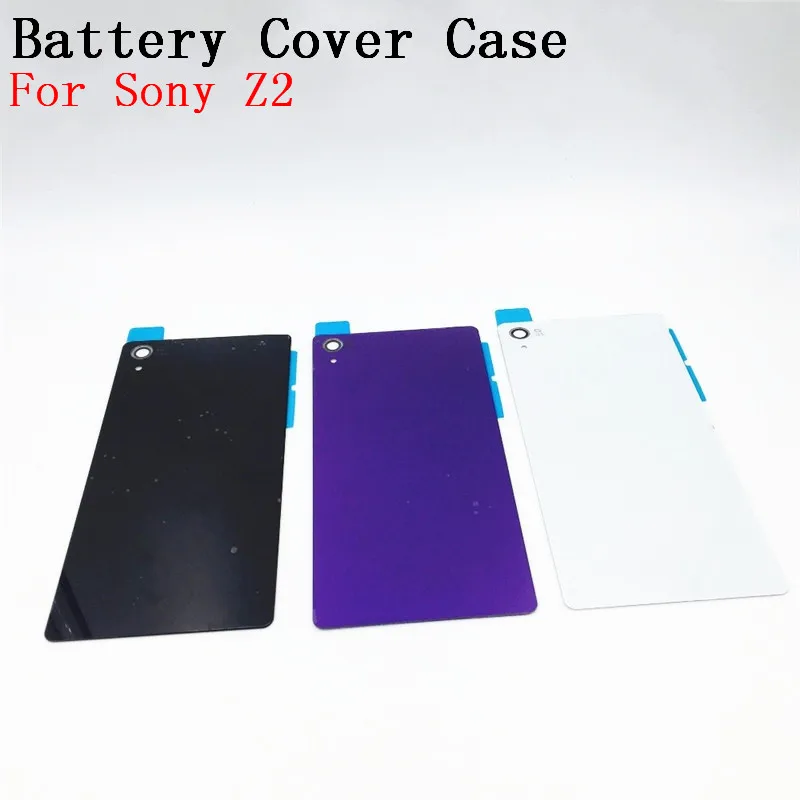 

For Sony Xperia Z2 D6543 L50W D6503 Housing Rear Glass Back Battery Cover Door Cover