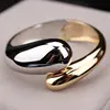 2019 Top Quality Fashion Bangles Gold Color Alloy Simple Wide Opened Bangles Snake Bracelet & Bangles For Women S1605 1