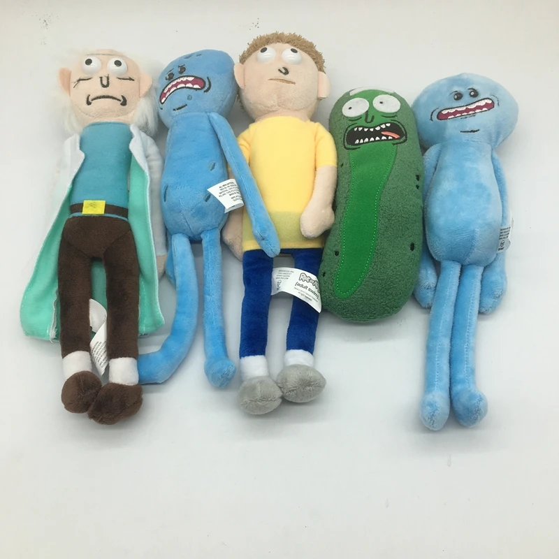 

20cm Rick and Morty Pickle Cucumber Rick And Mory Plush Doll Soft Rick y Morty Pillow Kid Stuffed Toys Tor Kids Christmas Gift