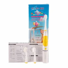 SG-618 электрическая зубная щетка для детей с 3 головками-щетками, умный светодиодный светильник для детей с мягкой щетиной, звуковая зубная щетка для ухода за полостью рта