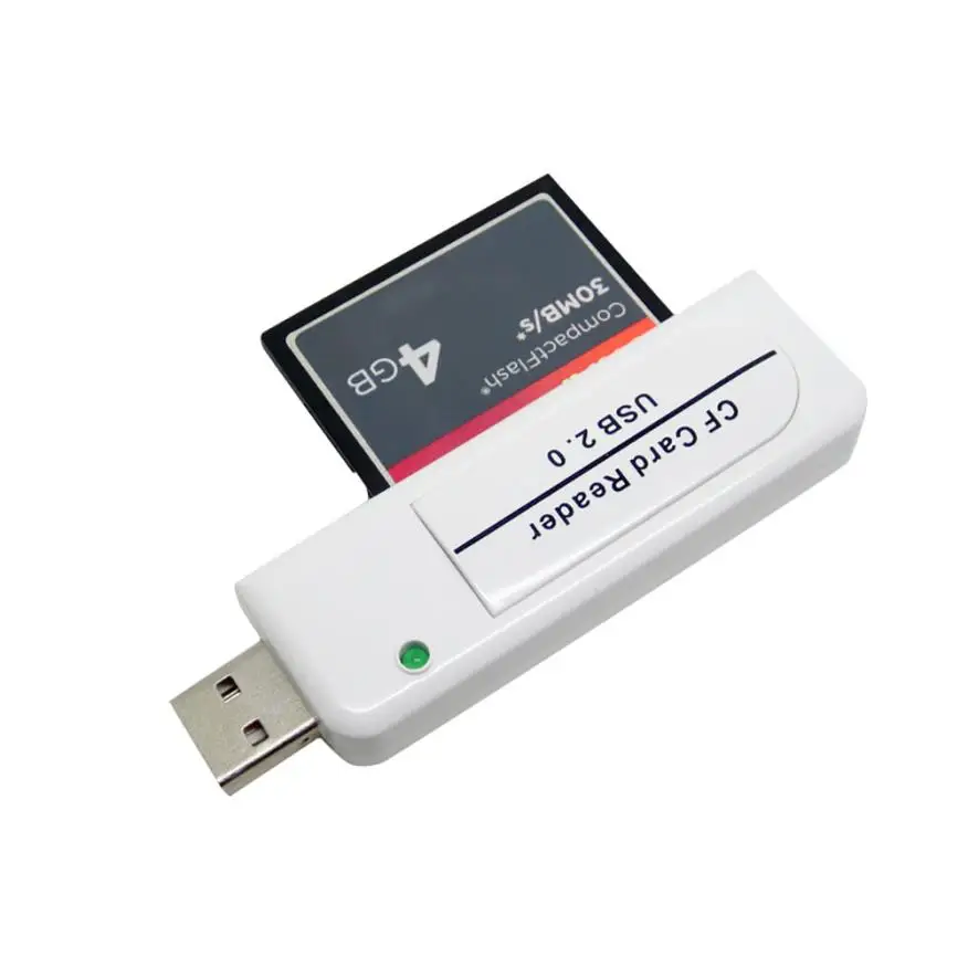 Mosunx высокое качество супер Скорость USB 2,0 CF Card Reader Compact Flash Cardreader Apr26