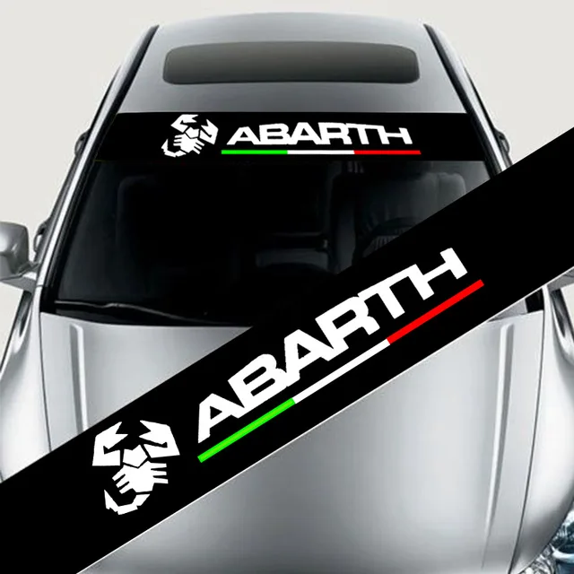 Автомобильная эфлекторная наклейка на переднее лобовое стекло, баннер, наклейка на автомобиль для ABARTH Auto Exterio, Стайлинг автомобиля