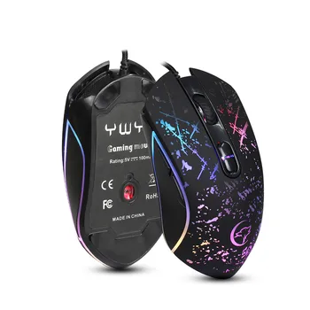 

YWYT G829 Rechargeable Wireless Mouse 2.4GHz Gaming Mouse Backlight Ergonomic Design Optics Mice Multimedia Control Officeacc#es