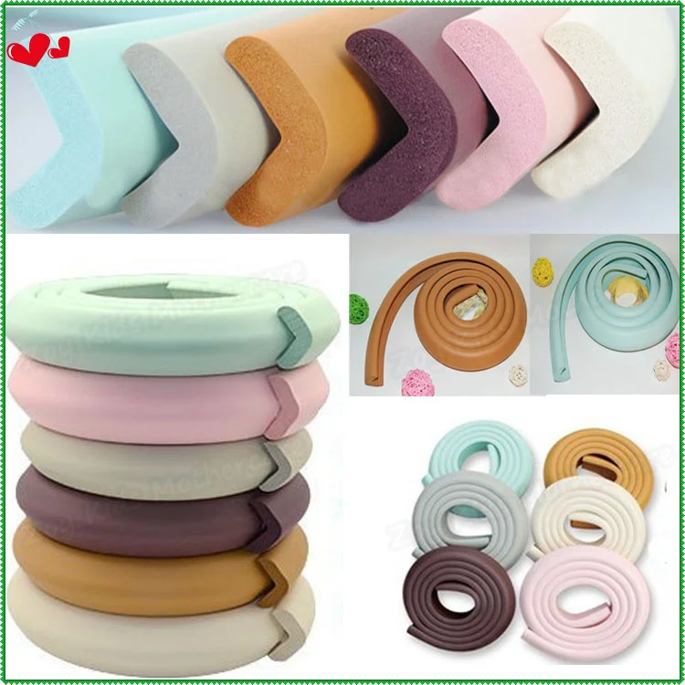 Thicken L Shape Plastic Corner Guard,2 Meters Baby Safety Products