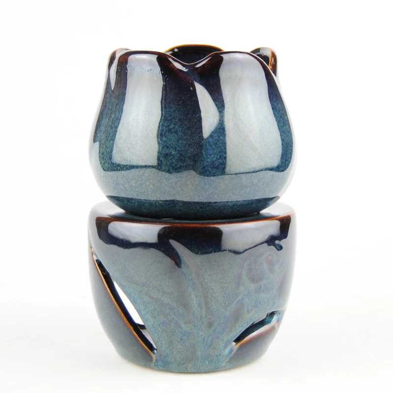 

Large capacity Bowl Ceramic Essential Oil Burner fragrance burner Oversized Oil Vaporizer Oil Furnace Aromatherapy Furnace