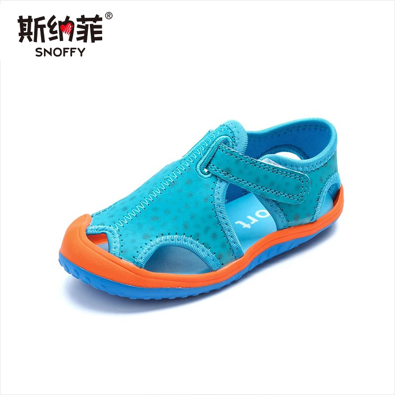 

Beach sandals 2018 summer boys and girls multicolor casual baotou shoes anti-skid wear 26-36 yards