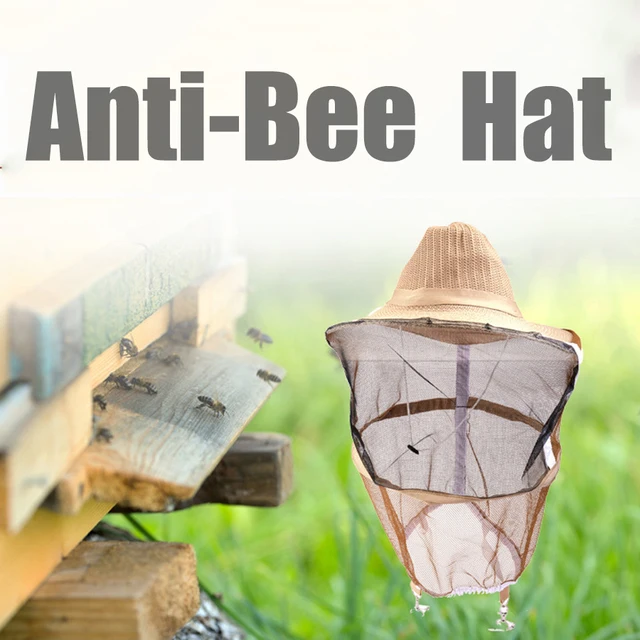 Muciakie Anti -Méh Kalap Fonal Méhész Szerszámvédelemmel A Méh Szúnyog Rovarriasztó Háló Arc Maszk Fátyolvédő - Image 6