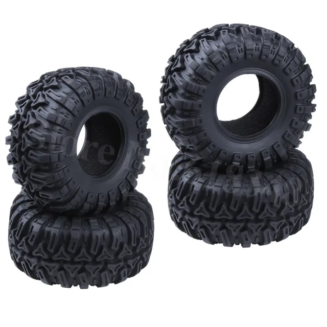4PCS Rubber 130 mm RC Crawler Tires With Foam Inserts ID 62 mm Width