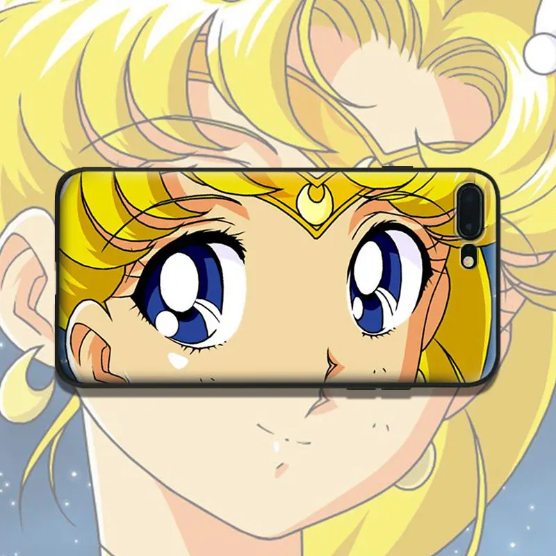 

Sailor Moon Crystal eyes For Apple IPhone X 8Plus 8 7Plus 7 6SPlus 6s 6Plus 6 Se 5s 5 Soft Silicone Tpu Phone Case Shell Cover