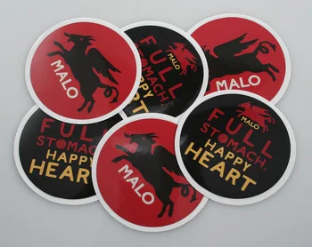 

Fast delivery custom stickers die cut Waterproof Feature and Metal Material custom metal logo stickers ---DH12505