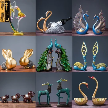 

The living room decoration decoration Home Furnishing small wine wine frame room personality European TV cabinet crafts