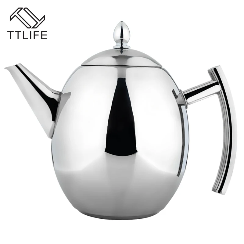 TTLIFE 2017 High Quality 1000ML 1500ML Coffee Kettle Style Tea and Coffee Drip Kettle pot Stainless